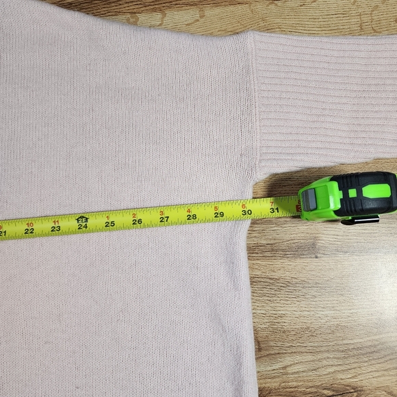 Sundance Size M Lagenlook Knit Pullover Sweater Wool Blend Light Pink - Picture 6 of 10